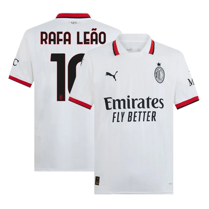 RAFA LEÃO #10 AC Mailand 2024/25 Auswärts-Fußballtrikot für Herren