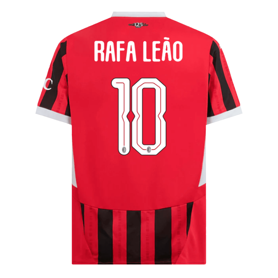 RAFA LEÃO #10 AC Milan 2024/25 Men's Football Shirt - UCL