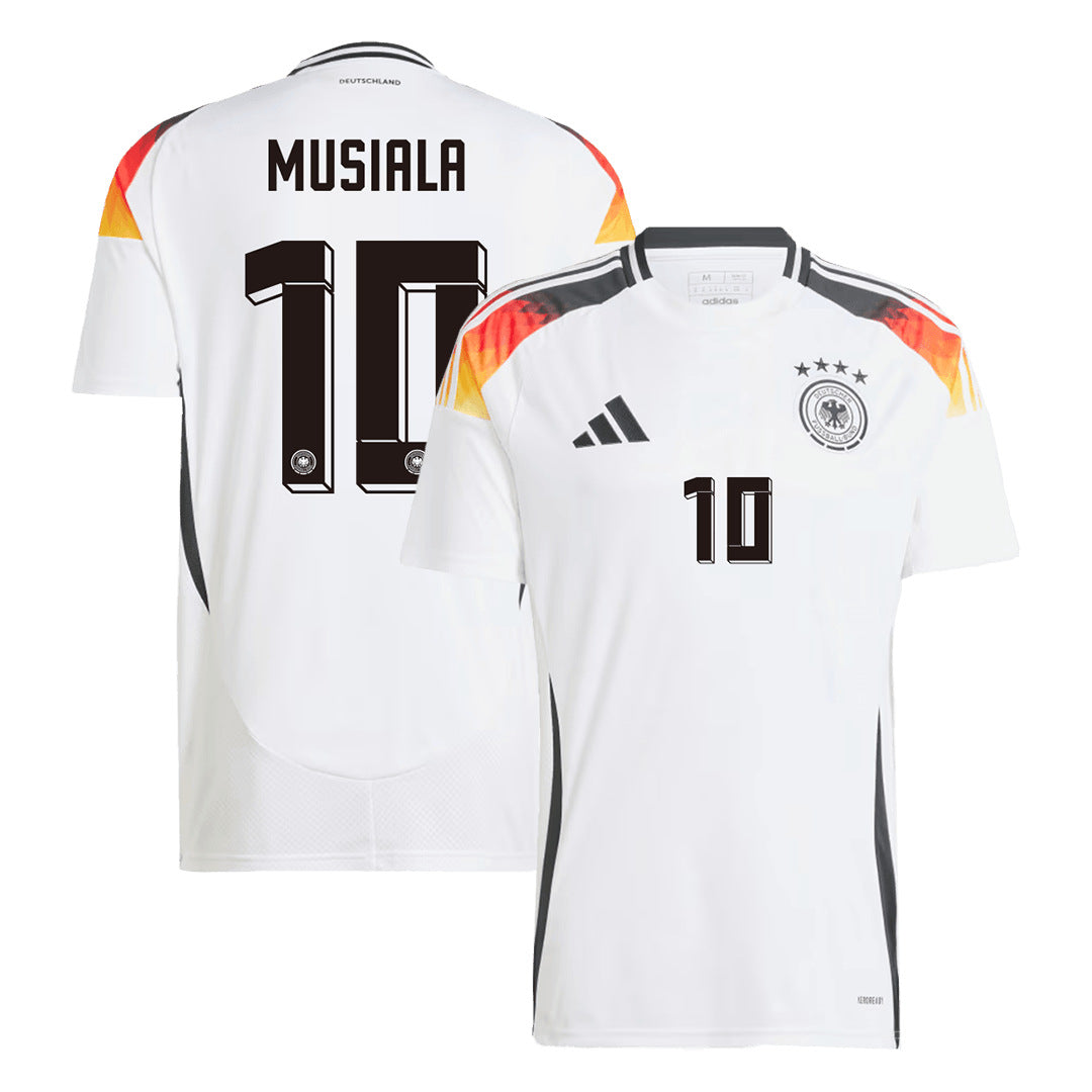 [Super jakość] Męska domowa tanie koszulki piłkarskie Germany MUSILA #10 Euro 2024 Top Soccer World Shop