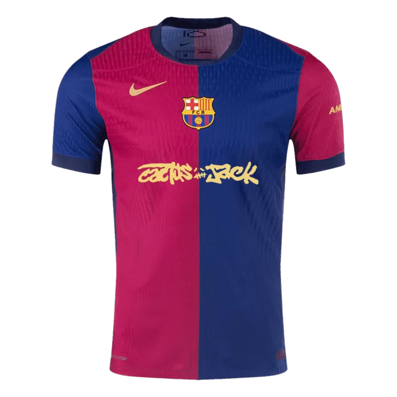 Wersja gracza FC Barcelona x Travis Scott Edycja limitowana 2024/25 Koszulka Top Koszulki Pilka Sklep