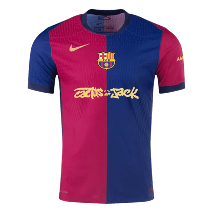Wersja gracza FC Barcelona x Travis Scott Edycja limitowana 2024/25 Koszulka Top Koszulki Pilka Sklep