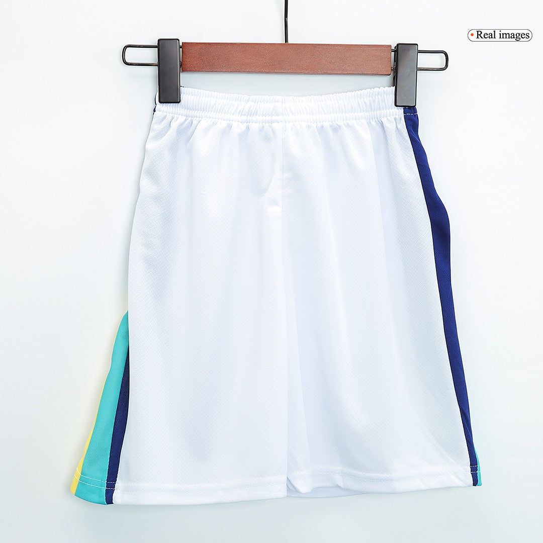 Kid's Brazil Away Jerseys Kit(Jersey+Shorts) Copa América 2024