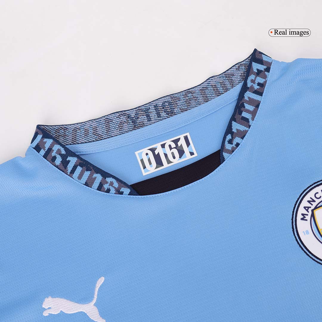 Manchester City Home Football Shirt Long Sleeve 2024/25