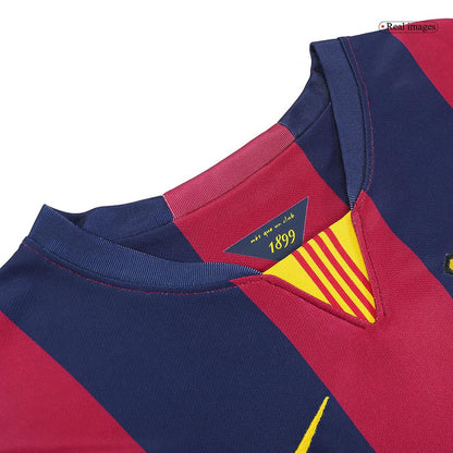 Retro-Fußballtrikot Barcelona Heim 14/15 MESSI #10 für Herren