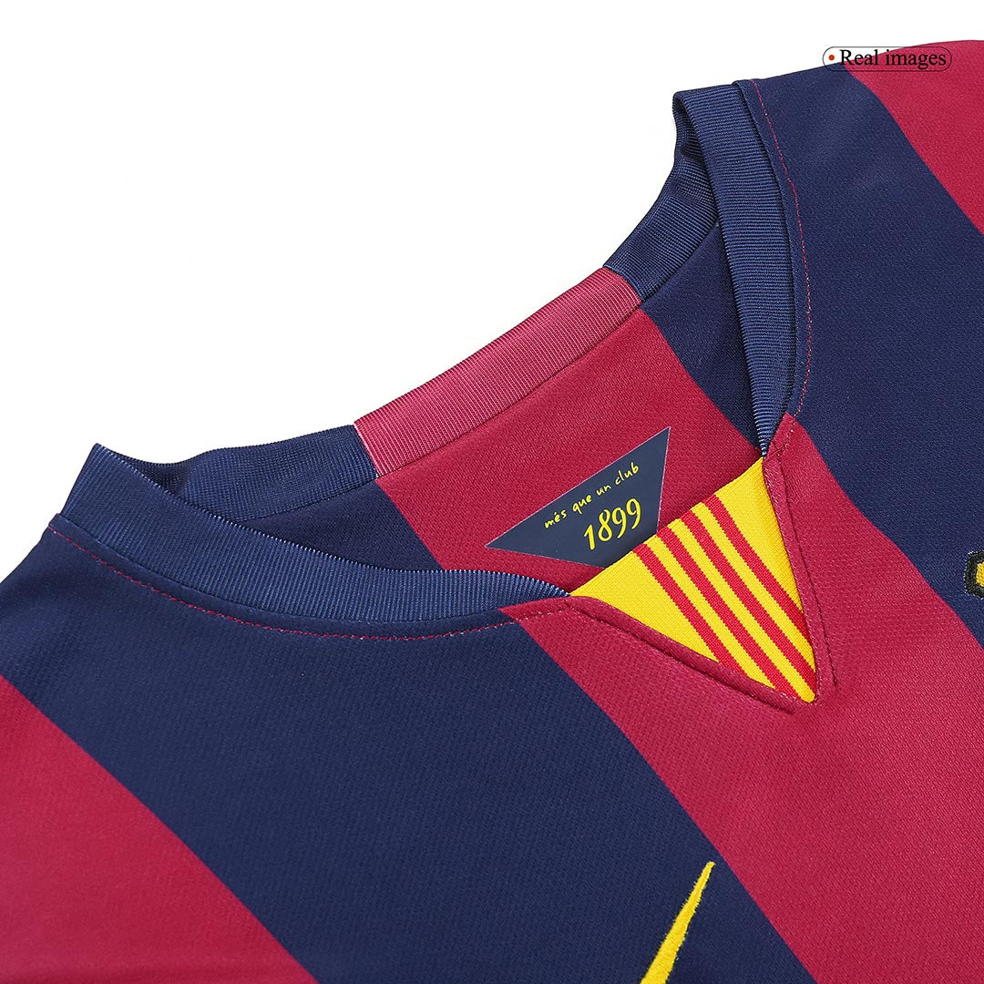 Men's Barcelona Home Retro Football Shirt from the 14/15 Season