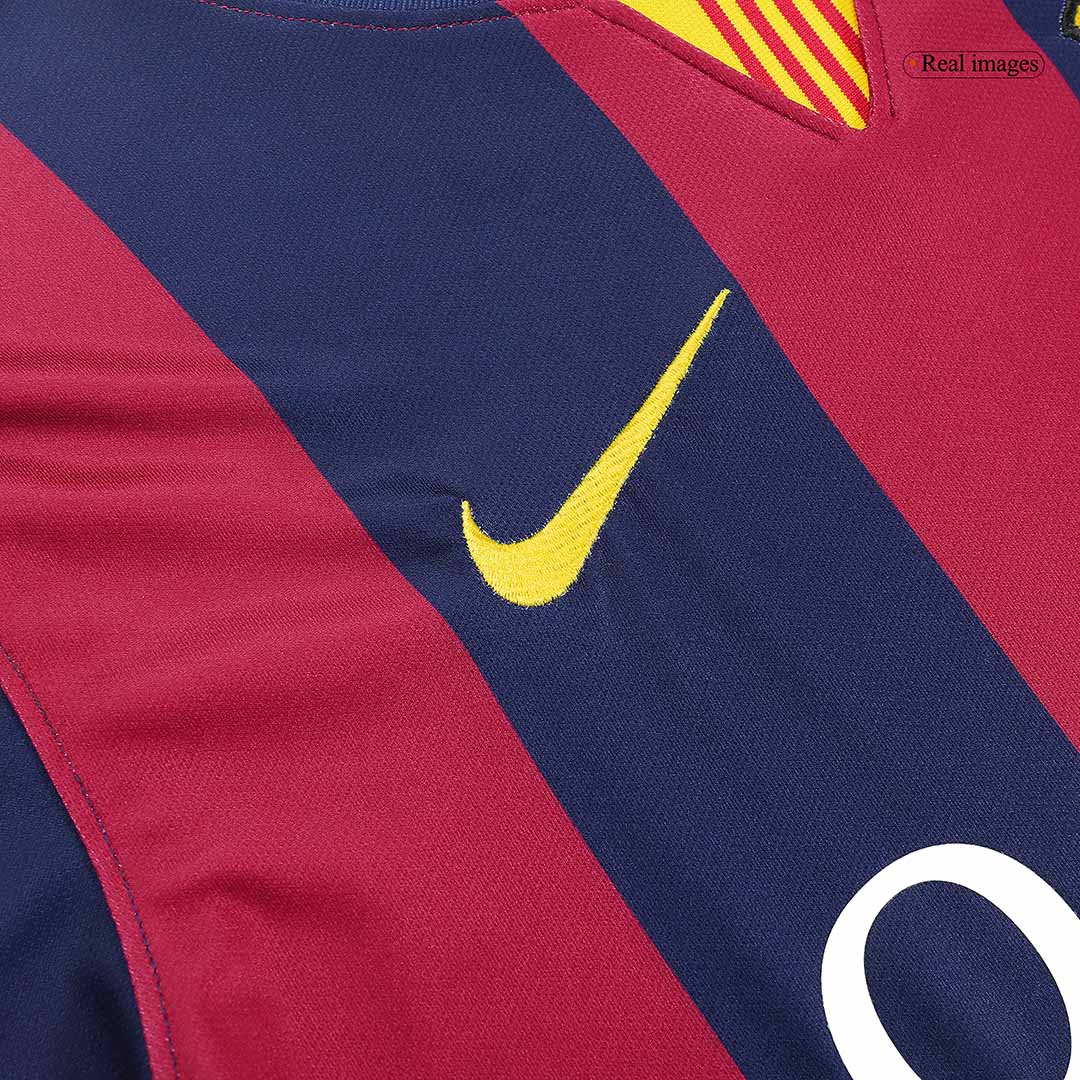 Men's Retro Barcelona Home Football Shirt 14/15 MESSI #10