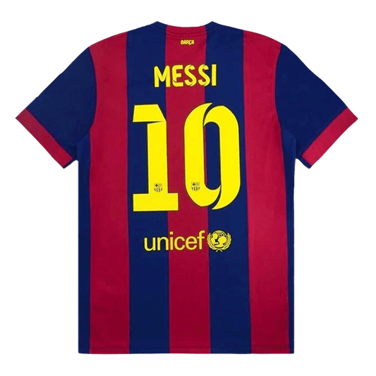 Men's Retro Barcelona Home Football Shirt 14/15 MESSI #10