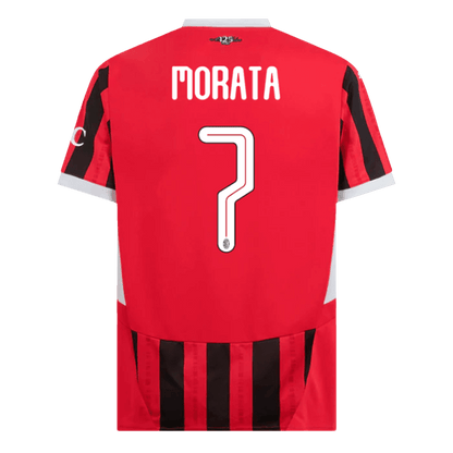 MORATA #7 AC Mailand 2024/25 Heimtrikot für Herren – UCL