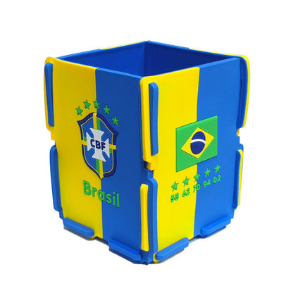 Soccer Fan Pen Holder Desk Organizer - Sports Memorabilia topsoccerjerseys.com