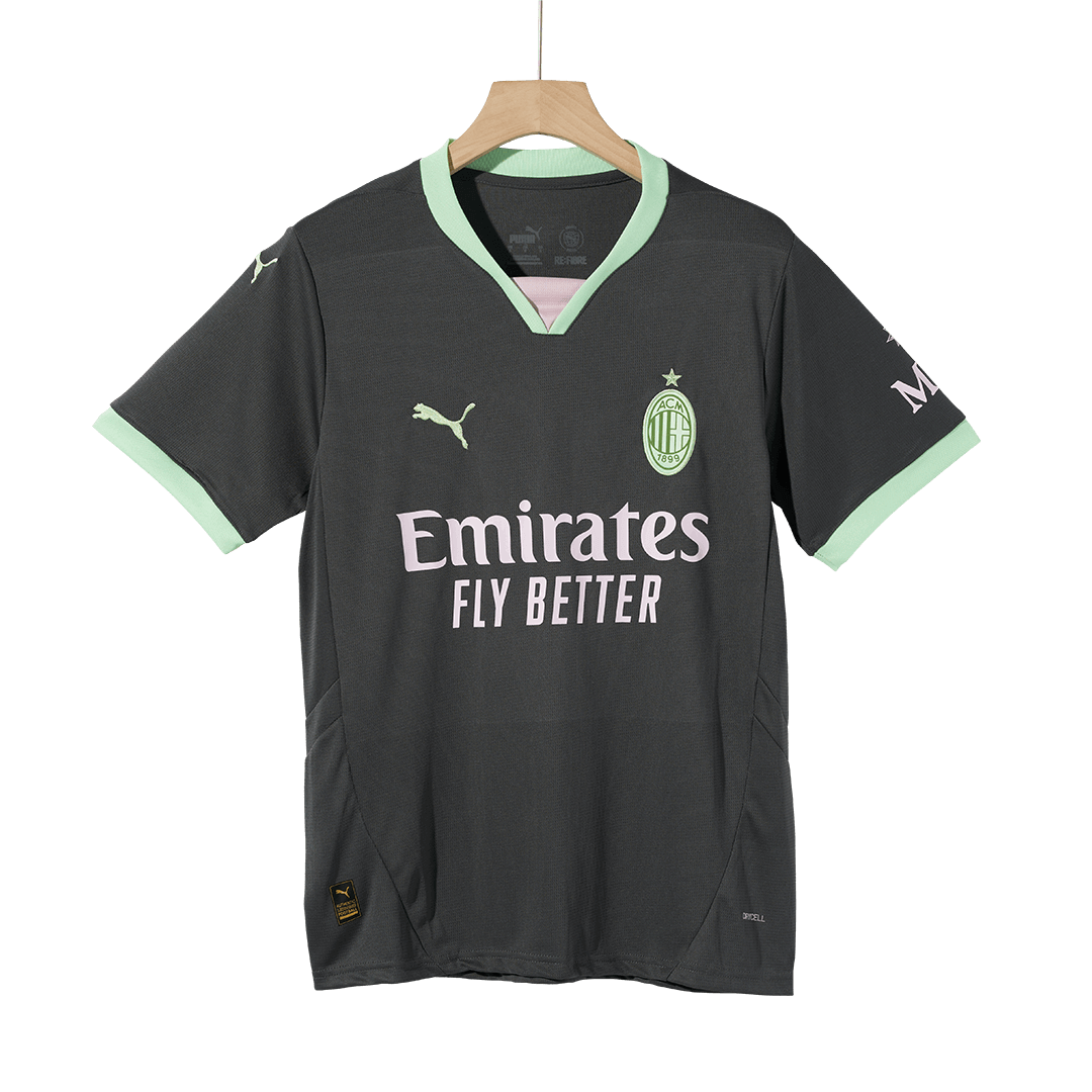 Men's PULISIC #11 AC Milan Third Away 2024/25 Away Jersey