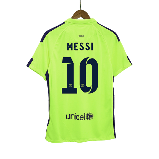 Retro MESSI #10 2014/15 Barcelona Third Away  Soccer Jersey Top Soccer Jerseys Store