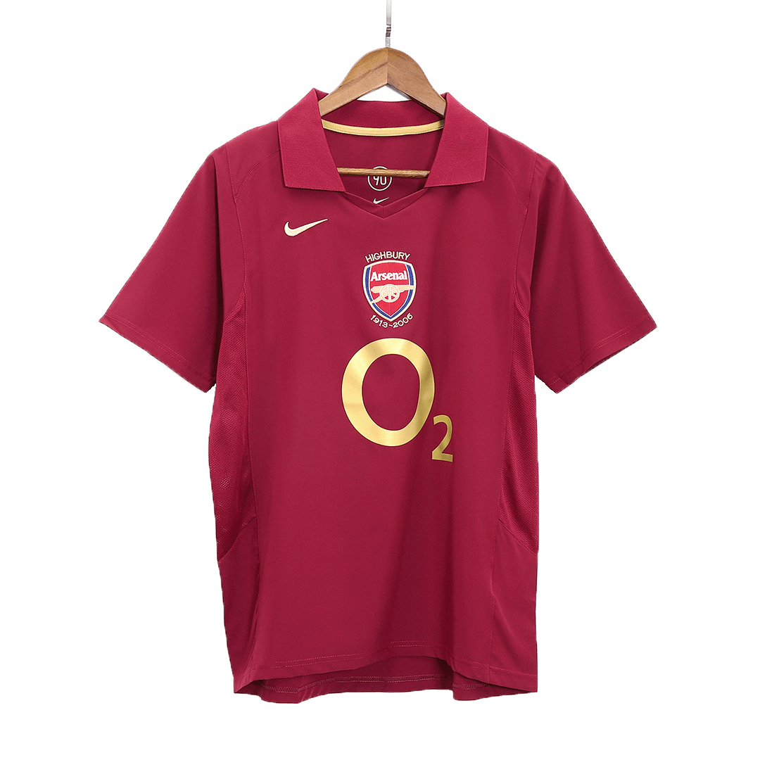 BERGKAMP #10 Men's Retro Home Shirt Arsenal 05/06