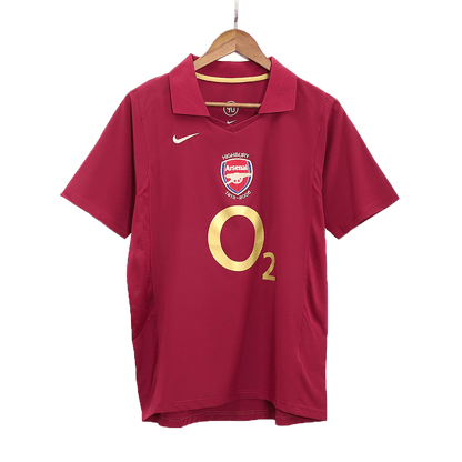 BERGKAMP #10 Men's Retro Home Shirt Arsenal 05/06