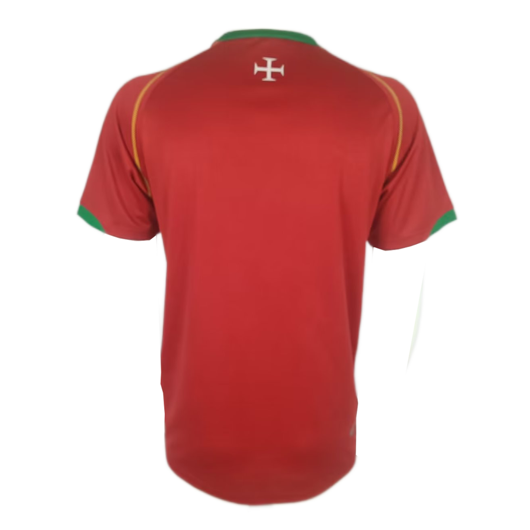 Klasyczna koszulka domowa Portugalii 2006 Top Koszulki Pilka Sklep