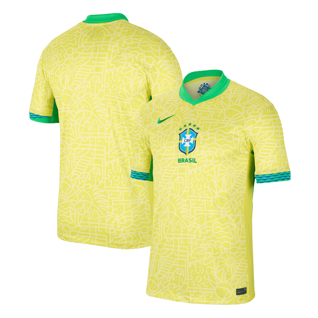 [Super Quality] Men's Brazil Home Soccer Jersey Copa América 2024
