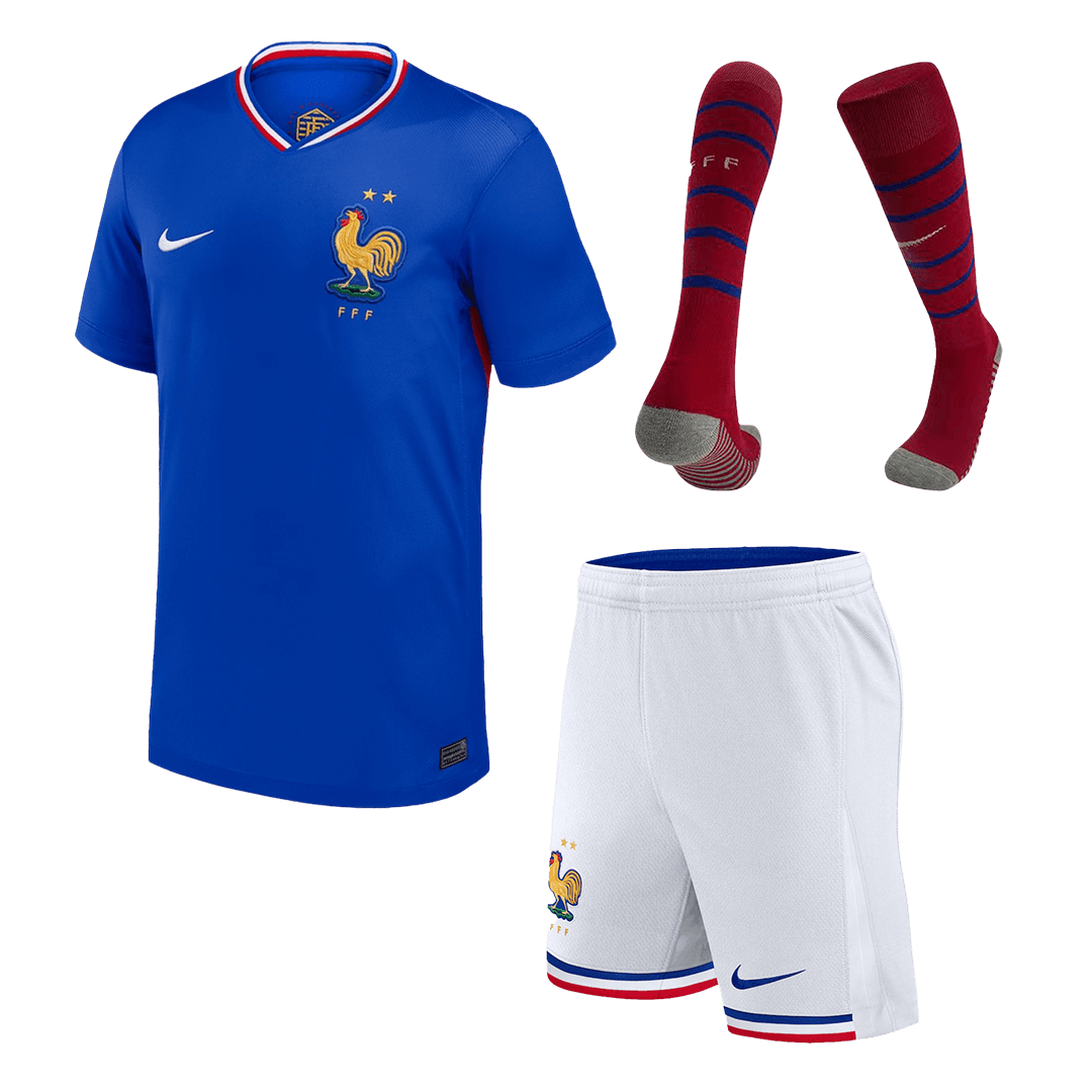 [Super jakość] Męska koszulka domowa France Pełny zestaw Euro 2024 Top Koszulki Pilka Sklep