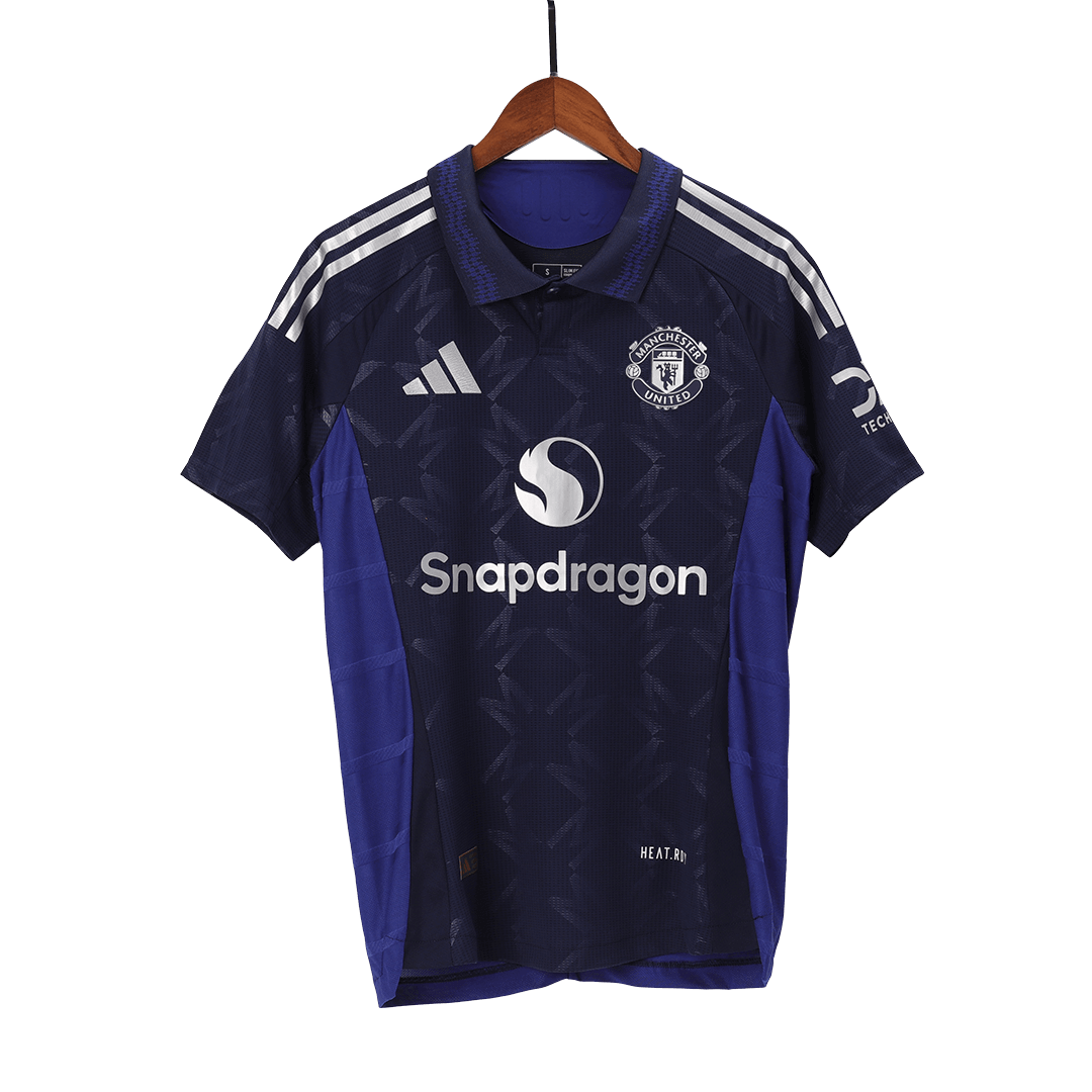 Hochwertiges Manchester United-Auswärtsfußballtrikot für Herren 2024/25