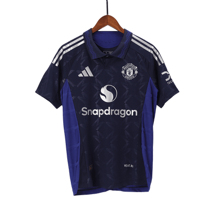 Hochwertiges Manchester United-Auswärtsfußballtrikot für Herren 2024/25