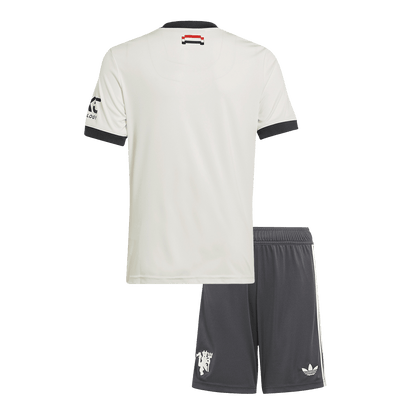 Manchester United Third Away Kinder-Fußballtrikot (Shirt + Shorts) 2024/25