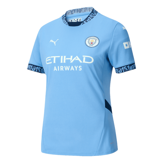 Damska wysokiej jakości koszulka piłkarska Manchester City Home 2024/25