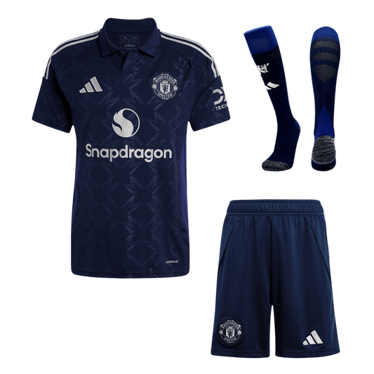 Manchester United Auswärtstrikot für Herren (Trikot + Shorts + Socken) 2024/25