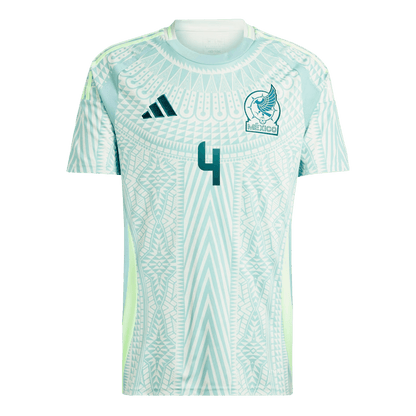 Men's Mexico E.Álvarez #4 Away Soccer Jersey Copa América 2024