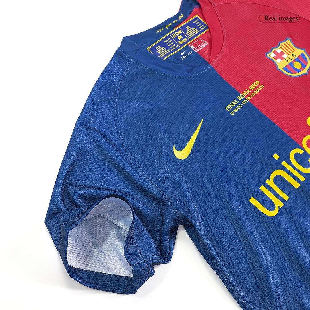 MESSI #10 Barcelona Home 08/09 – UCL Retro-Fußballtrikot für Herren