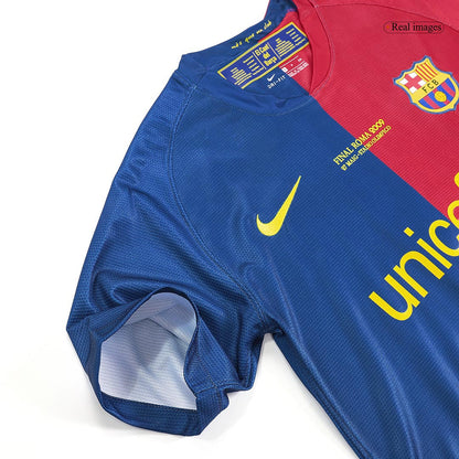 Barcelona Home 08/09 Retro-Fußballtrikot für Herren – UCL