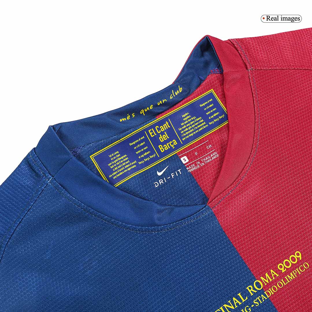 Barcelona Home 08/09 Retro-Fußballtrikot für Herren – UCL