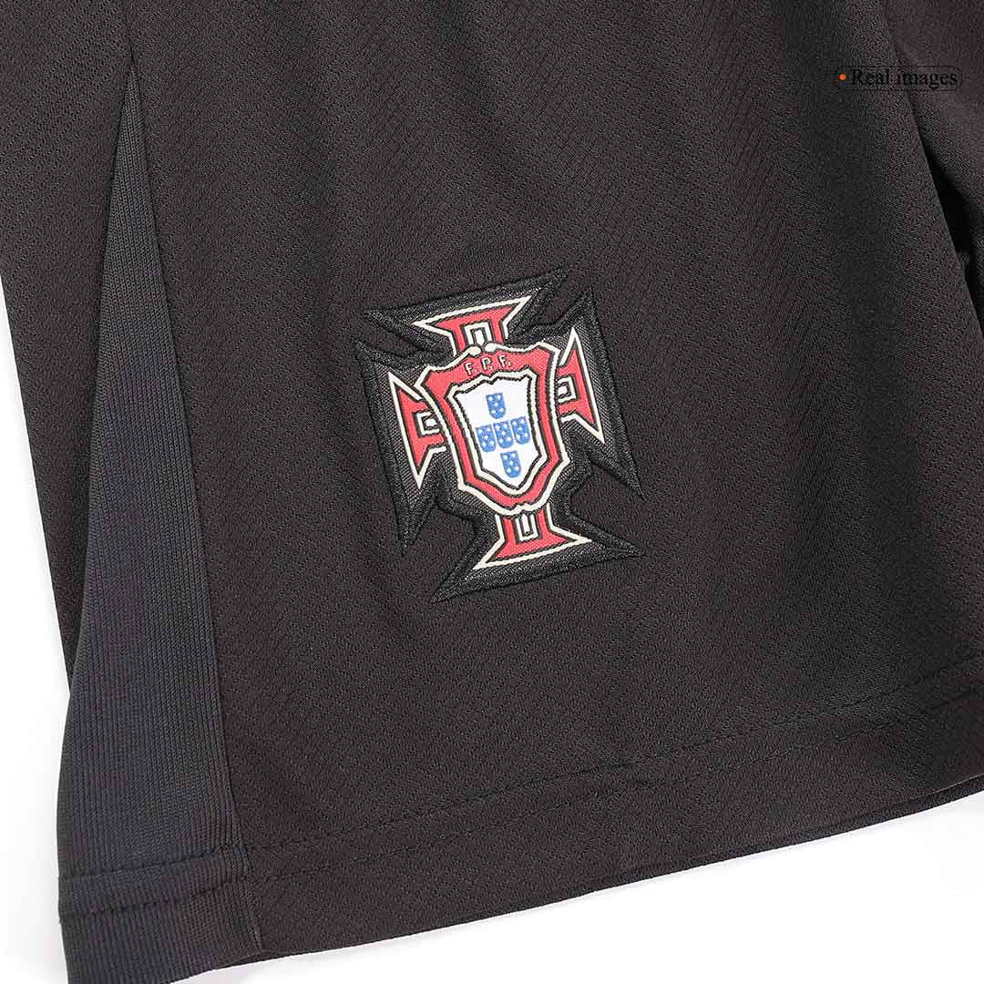 Puchar Europy Portugal 2024 Koszulka wyjazdowa dla dzieci (krótkie + spodenki) Top Koszulki Pilka Sklep