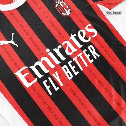 Męska wersja MORATA #7 AC Milan Koszulka domowa piłkarska 2024/25 - Slim Fit