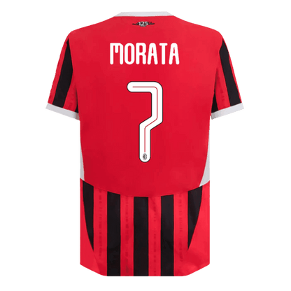 MORATA #7 AC Mailand Heim-Fußballtrikot 2024/25-UCL für Herren – Slim Fit