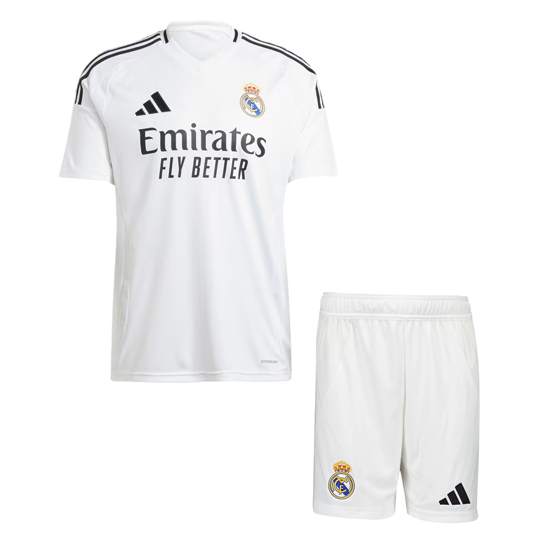 Real Madrid Heim-Fußballtrikot (Shirt + Shorts) für Herren 2024/25