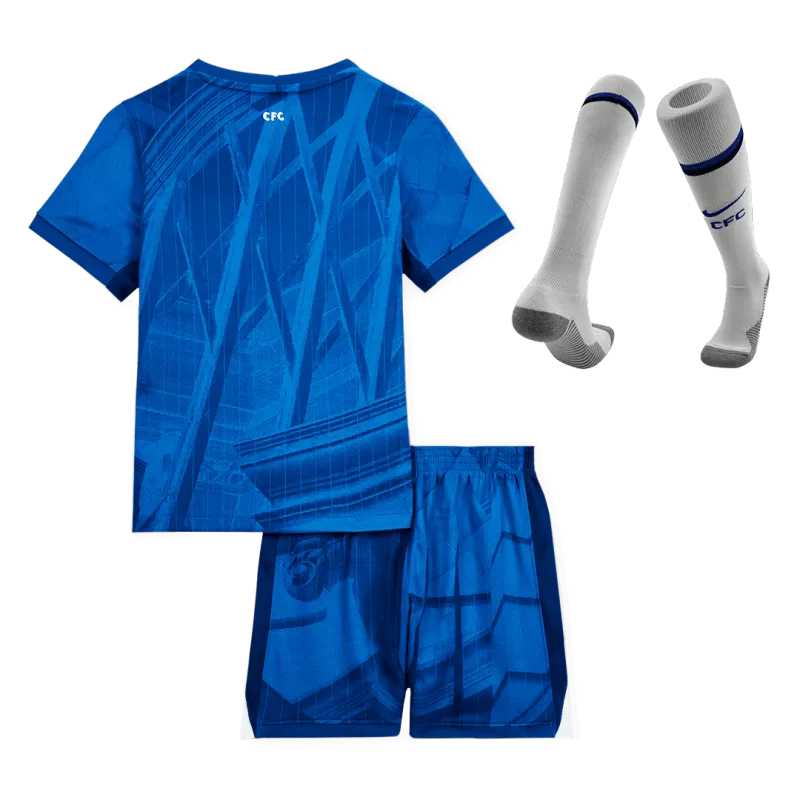 Kid's Chelsea Dri-Fit Adv Home Full Kit (Shirt+Short+Socks) 2025/26 Top Koszulki Pilka Sklep