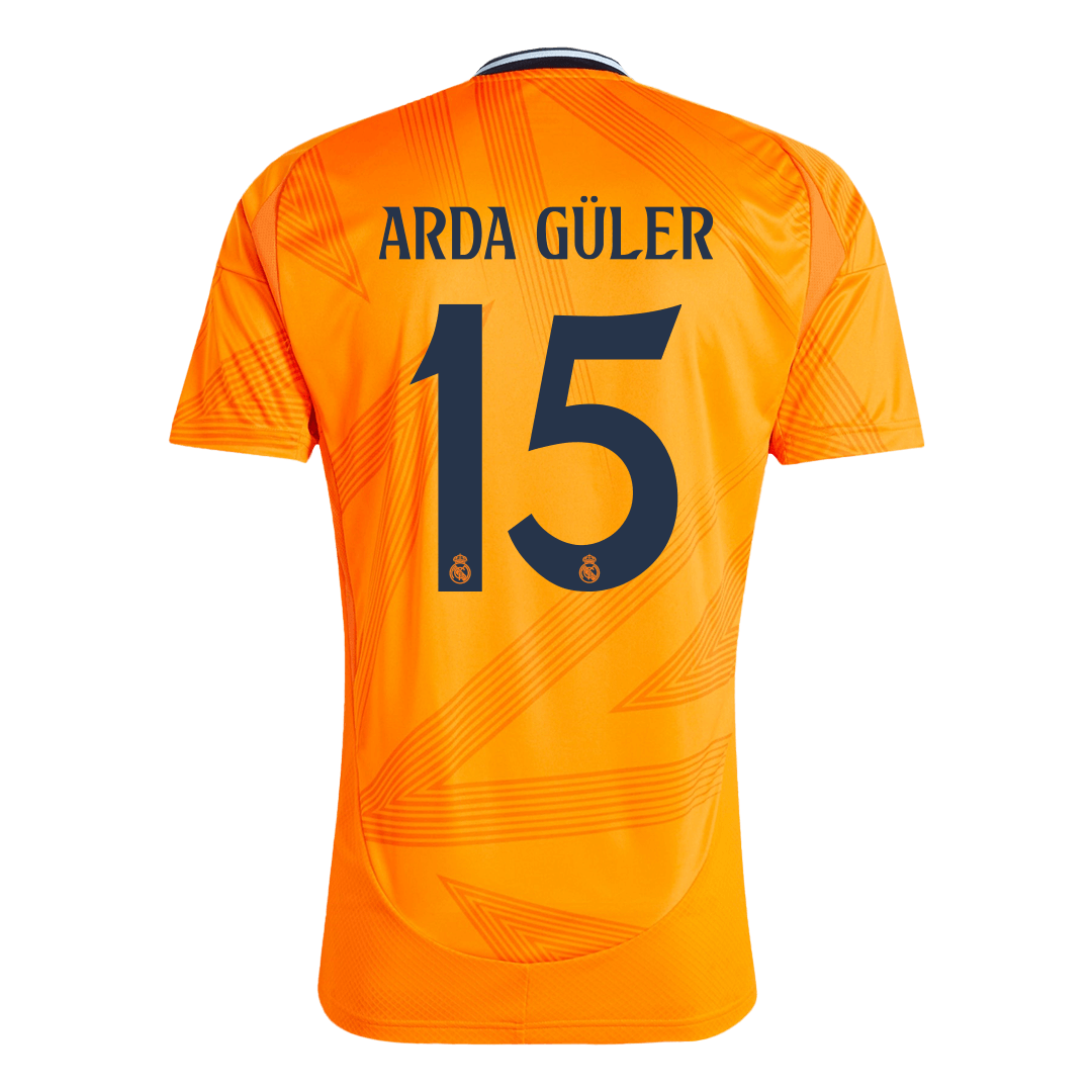 ARDA GÜLER #15 Men's Real Madrid 2024/25 Away Shirt