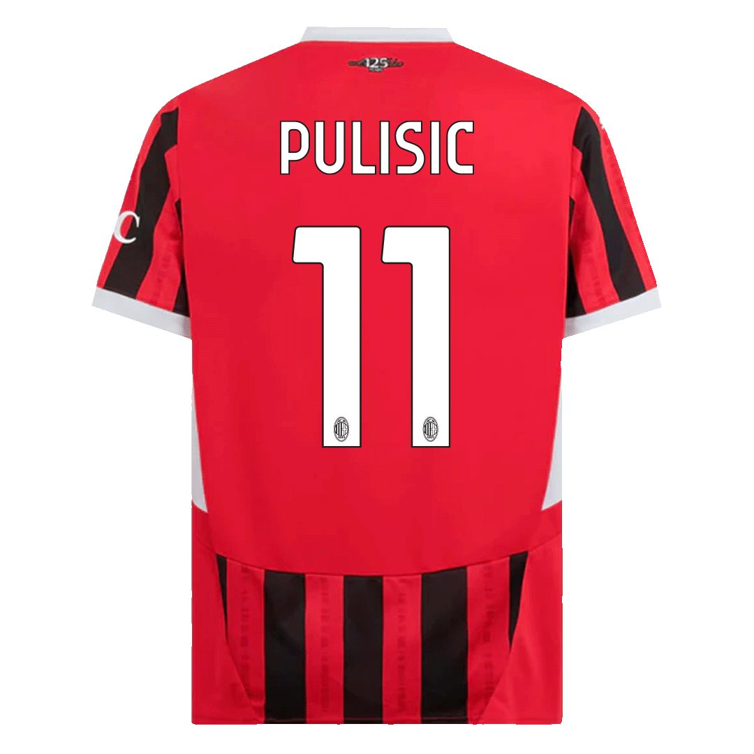 PULISIC #11 AC Milan 2024/25 Men's Home Shirt