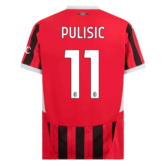 PULISIC #11 AC Milan 2024/25 Men's Home Shirt