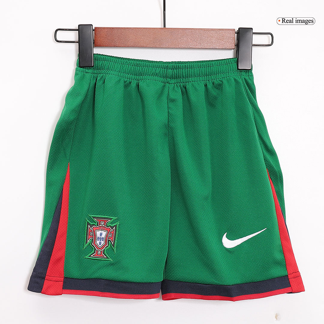Dziecięcy zestaw koszulek domowych Portugalii (koszulka + spodenki) Euro 2024 Top Koszulki Pilka Sklep