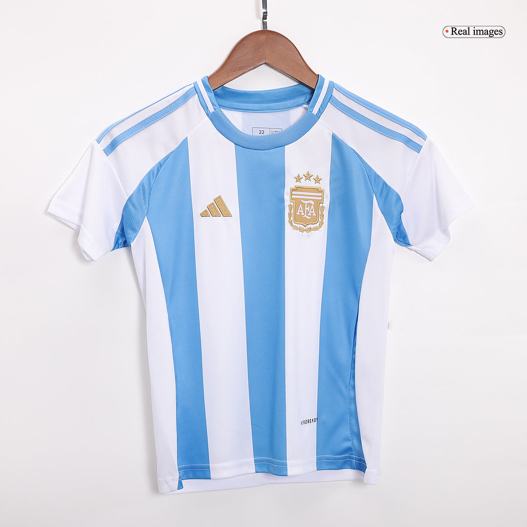 Kid's Argentina Home Jerseys Full Kit 2024