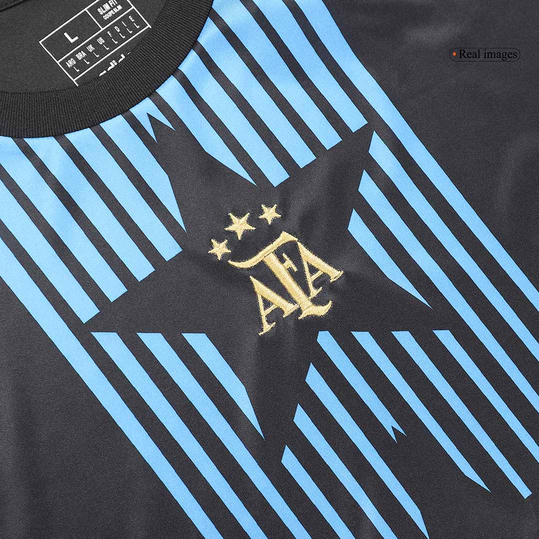 Men's Argentina Pre-Match Soccer Jersey Copa América 2024 Top Koszulki Pilka Sklep