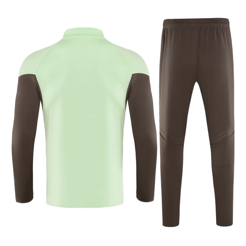 Real Madrid 1/4 Zip Tracksuit Kit (Jacket+Pants) 2025/26 - Green Top Koszulki Pilka Sklep