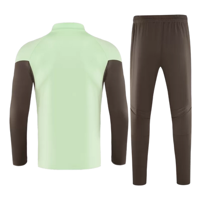 Real Madrid 1/4 Zip Tracksuit Kit (Jacket+Pants) 2025/26 - Green Top Koszulki Pilka Sklep