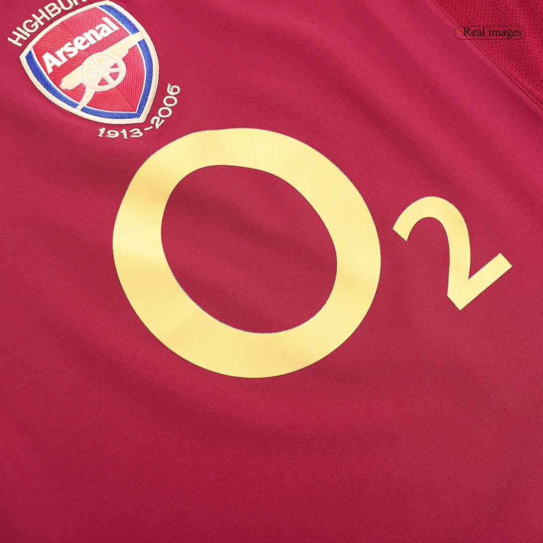 BERGKAMP #10 Retro-Heimtrikot Arsenal 05/06 für Herren