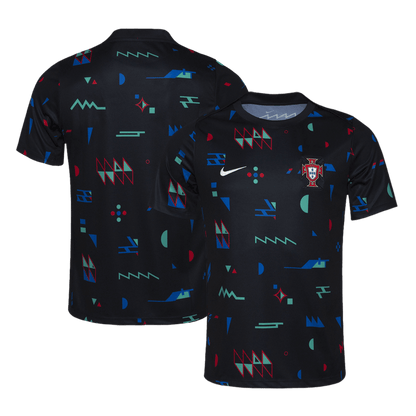 Męska koszulka Portugal przed meczem piłkarskim Euro 2024 Top Koszulki Pilka Sklep