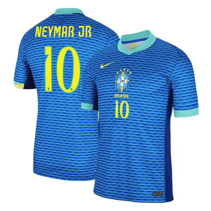 NEYMAR JR #10 Brazil Away  Soccer Jersey 2024 Top Soccer Jerseys Store