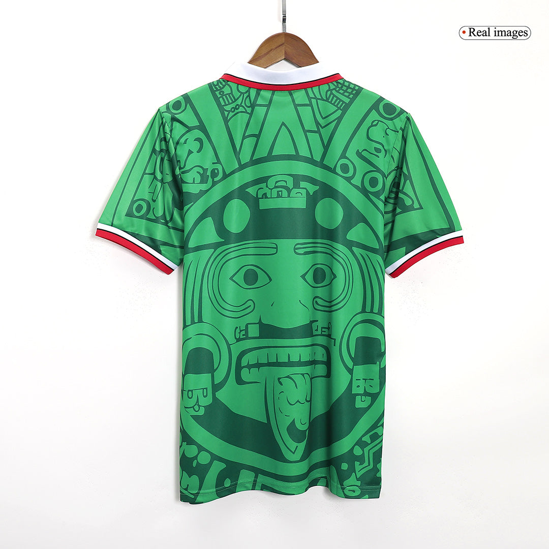 Mexico Home Retro Soccer Jersey 1998 Top Koszulki Pilka Sklep