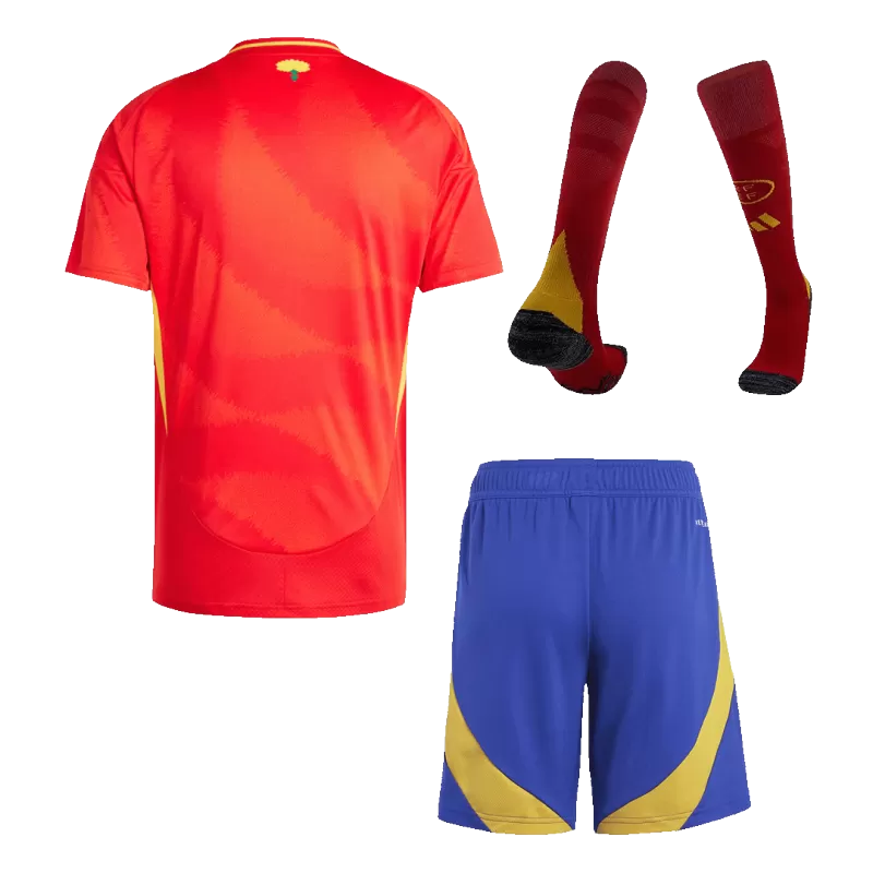 Zestaw koszulek piłkarskich reprezentacji Spain (koszulka + spodenki + skarpetki) 2024/25 Top Koszulki Pilka Sklep