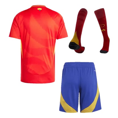Zestaw koszulek piłkarskich reprezentacji Spain (koszulka + spodenki + skarpetki) 2024/25 Top Koszulki Pilka Sklep