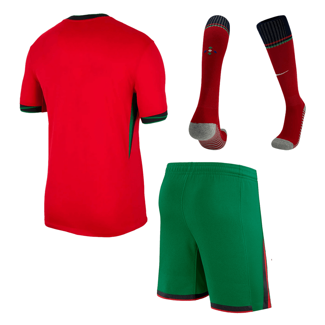 [Super jakość] Męska koszulka domowa Portugalii Pełny zestaw Euro 2024 Top Koszulki Pilka Sklep