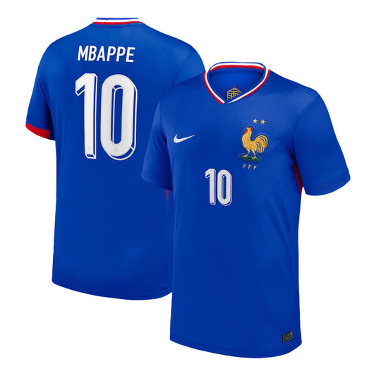 [Super Jakość] Męska France MBAPPE #10 Koszulka Piłkarska Domowa Euro 2024 Top Koszulki Pilka Sklep